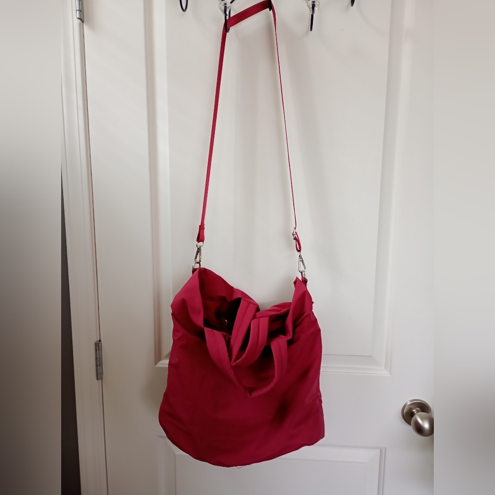 Shambala Rustic Raspberry Canvas Tote Bag - Picture 5 of 7